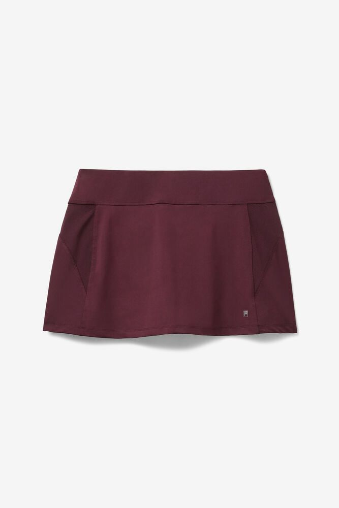 Fila Core A-line Skirts Burgundy - Womens - 81379QPVJ